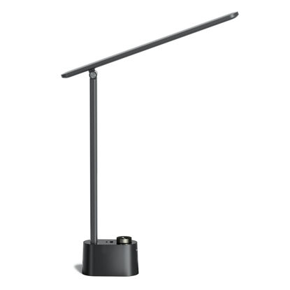 Picture of Honeywell Sunturalux™ LED Desk Lamp with USB Charging Ports HWT-H01 - Stepless Dimmable Eye Caring Desk Light for Home Office Bedroom Bedside College Dorm, Foldable Table Lamp Reading Lamp Black