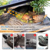 Picture of DOMICA Reptile Heat Lamp with 50W UVA UVB Light Bulb, Basking Spot Light Simulated Sunlight, Heating Lamp for Turtle, Lizard, Snake, Beared Dragon, Amphibians