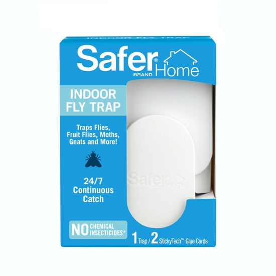 Picture of Safer Home SH502 Indoor Plug-In Fly Trap for Flies, Fruit Flies, Moths, Gnats, and Other Flying Insects - 400 Sq Ft of Protection