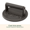 Picture of Cuisinart 6.5" Cast Iron Smashed Burger Press, Juicy and Crispy Burgers for BBQs, Cookouts