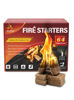 Picture of Nvkrvks Fire Starter, Easy-Burning Fire Starter Squares for Wood Stoves, Campfires, Grill Pit and Fireplace, Natural & Waterproof BBQ Fire Starters, 64 Mini Square