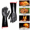 Picture of 932°F Extreme Heat Resistant Gloves for Grill BBQ,Aillary Waterproof Long Sleeve Pit Grill Gloves for Fryer, Baking, Oven,Smoker,Fireproof, Oil Resistant Neoprene Coating（14-Inch ）