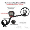 Picture of DR.ÖTEK Metal Detector for Adults Professional, Pinpoint Metal Detector Waterproof Gold and Silver, Higher Accuracy, Bigger LCD Display, Strong Memory Mode, 10" IP68 Coil, New Advanced DSP Chip
