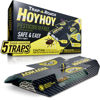 Picture of HOY HOY Trap A Roach - Bait Glue Traps, Great for Home with Kids & Pets Indoor, Sticky Pest Control Trap, Roach Killer, Made in Japan 5 Traps