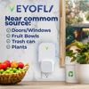 Picture of VEYOFLY Fly Trap Indoor, Fruit Fly Traps for Indoors, (2 Device + 6 Refills) Gnat Traps for House Indoor, Fly Catcher Indoor, Plug in Light Flying Insect Trap, Bug Light Killer, Fly Trap