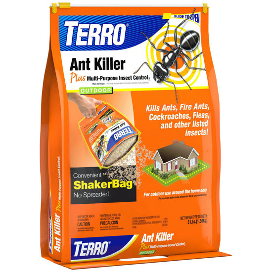 Picture of TERRO T901-6 Ant Killer Plus Multi-Purpose Insect Control for Outdoors - Kills Fire Ants, Fleas, Cockroaches, and Other Crawling Insects - 3lb