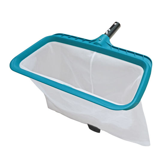 Picture of POOLWHALE Professional Pool Skimmer Net, Heavy Duty Swimming Leaf Rake Cleaning Tool with Deep Fine Nylon Mesh Net Bag - Fast Cleaning,Easy Scoop Edge,Debris Pickup Removal