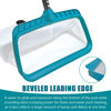 Picture of POOLWHALE Professional Pool Skimmer Net, Heavy Duty Swimming Leaf Rake Cleaning Tool with Deep Fine Nylon Mesh Net Bag - Fast Cleaning,Easy Scoop Edge,Debris Pickup Removal