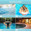 Picture of Hot Tub and Pool Test Strips - 6in1 Quick & Accurate Hot Tub, Spa, Pool Test Strips - 100 Water Test Strips, Water Test Kit with E-Book - Test Chlorine, Bromine, pH, Hardness, Alkalinity - JNW Direct