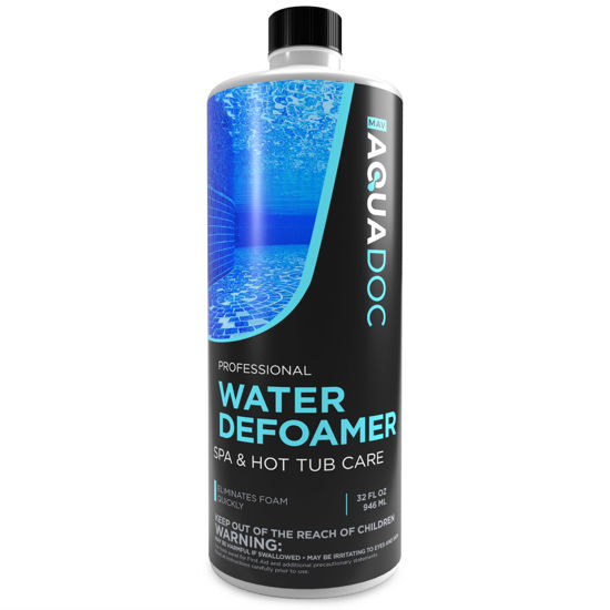 Picture of Hot Tub Defoamer & Spa Defoamer - Spa Anti Foam & Hot Tub Anti Foam for HotTub Owners to get the Foam out for Spa & Hot Tub Foam Removal, The Defoamer for Hot Tubs to Keep Spa Foam Down - AquaDoc 32oz