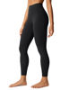 Picture of CRZ YOGA Womens Butterlift High Waisted Workout Leggings 25" - Pilates Gym Athletic Yoga Pants Buttery Soft Black Medium