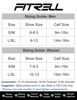 Picture of FITRELL 3 Pairs Compression Socks for Women and Men 20-30mmHg- Circulation and Muscle Support Socks for Travel, Running, Nurse, Knee High Socks, Medical Black+White+Grey S/M
