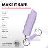 Picture of SABRE Pepper Spray, Maximum Police Strength OC Spray, Quick Release Keychain for Easy Carry and Fast Access, Finger Grip for More Accurate and Faster Aim, 0.54 fl oz, Secure and Easy to Use Safety