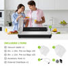 Picture of [Updated 2025] Bonsenkitchen Vacuum Sealer Machine + 40 Vacuum Bags, Fast-Compact/Multi-Functional Food Vacuum Sealer with External Vacuum System, Silver