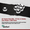 Picture of Air Venturi Steel BBS, 177 Cal, 5.1 Grains, Zinc-Plated, 2,500ct,Chrome