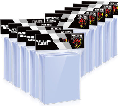 Picture of 1000 Counts Card Sleeves Top Loaders for Trading Cards, Penny Soft Sleeves Baseball Card Sleeves Protectors Fit for Sports Cards, Football, Game Card