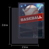 Picture of 1000 Counts Card Sleeves Top Loaders for Trading Cards, Penny Soft Sleeves Baseball Card Sleeves Protectors Fit for Sports Cards, Football, Game Card