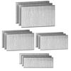 Picture of SITLDY Straight Finish Nails, 16 Gauge, 1200-Pack (1-1/2", 1-3/4", 2", 2-1/2", 300 Per Size), Galvanized, Assorted Size Project Pack