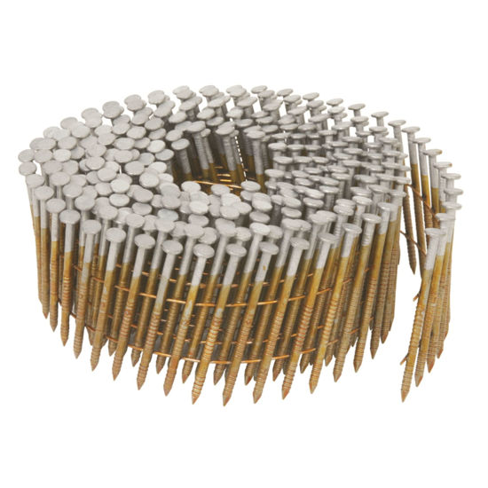 Picture of Metabo HPT Siding Nails | 2-Inch x .092 | 15 Degree | Full Round Head | Ring Shank | Wire Coil | Hot Dipped Galvanized | 3,600 Count | 13365HHPT