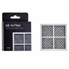 Picture of LG 6 Month (LT120F) Replacement Refrigerator Air Filter, 1 Count (Pack of 1), White
