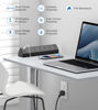 Picture of Desk Clamp Power Strip USB C,40W Total Fast Charging Station,4 PD 20W USB C Ports,Desk Edge Mount Power Strip 6 USB Ports 5 AC Outlets Surge Protector,6ft Cord,Fit 1.96" Tabletop Edge