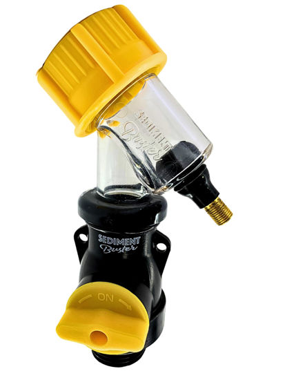 Picture of Sediment Buster - Water Heater Cleaning and Flushing Tool - Breaks up clogs, stirs and removes sediment and dirt from Electric or Gas Water Heaters - User Friendly