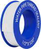 Picture of D-NYX 1 Roll 1/2 Inch(W) X 520 Inches(L) Teflon Tape,Water Pipe Sealing Tape,Plumbing Tape,Plumbers Tape,PTFE Tape,Sealing Tape,Sealant Tape,Thread Seal Tape for Shower Head,Duct Tape,White