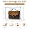 Picture of Stebopum Purse Organizer for Closet,Clear Acrylic Display Case for Handbag Organizer, Purse Storage Box with Magnetic Door, Plastic Storage Bins for Book, Collectibles, Cosmetic (5 Pack)