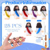 Picture of Bememo 25 Pcs Little Jesus Figures Original Design Jesus Love You Mini Rubber Jesus Toys to Hide and Seek Religious Party Favors Sunday School Baptism Gifts Stuffers(Lively Colors)