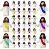 Picture of AKFAHOIF 30Pcs Little Jesus Figures, Set of 30pcs Action Figures Mini Jesus figurines in bulk, Tiny Jesus Figures to Hide and Seek Religious Gifts for Easter Egg Stuffers valentines day gifts for kids
