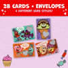 Picture of Peaceable Kingdom Valentines Cards for Kids Classroom, Set of 28 Valentines Day Gifts - Scratch off Jokes