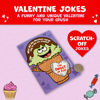 Picture of Peaceable Kingdom Valentines Cards for Kids Classroom, Set of 28 Valentines Day Gifts - Scratch off Jokes