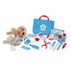 Picture of Melissa & Doug Examine and Treat Pet Vet Play Set (24 pcs) - Kids Veterinary Play Set, Veterinarian Kit For Kids, STEAM Toy, Pretend Play Doctor Set For Kids Ages 3+