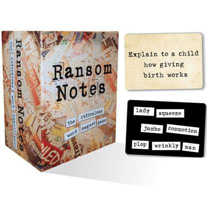 Picture of Ransom Notes - The Ridiculous Word Magnet Party Game, 3+ Players