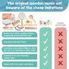 Picture of Stoie’s International Wooden Music Set - Toddler Musical Instruments for Kids Ages 5-9 Montessori Baby Musical Instruments for Toddlers 3-5 Kids Musical Instruments Toys Music