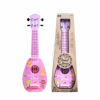 Picture of YOLOPARK 17" Kids Toy Guitar for Girls Boys, Mini Toddler Ukulele Guitar with 4 Strings Keep Tones Can Play for 3, 4, 5, 6, 7 Year Old Kids Musical Instruments Educational Toys for Beginner (Pink)