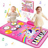 Picture of Toys for 1 Year Old Girl Gifts: Baby Musical Mat Toddler Toys Age 1-2 - 3 in 1 Piano Drum Animal Touch Unicorn Toys - Infant Music Toy 12-18 Months Babies Birthday Gifts for 1 2 3 Year Old Boys Girls