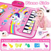Picture of Toys for 1 Year Old Girl Gifts: Baby Musical Mat Toddler Toys Age 1-2 - 3 in 1 Piano Drum Animal Touch Unicorn Toys - Infant Music Toy 12-18 Months Babies Birthday Gifts for 1 2 3 Year Old Boys Girls