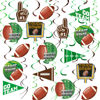 Picture of 30 Pieces Football Party Decorations Football Hanging Swirl for Football Birthday Party Football Game Day Tailgate Party Supplies