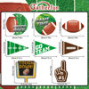 Picture of 30 Pieces Football Party Decorations Football Hanging Swirl for Football Birthday Party Football Game Day Tailgate Party Supplies