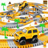 Picture of Kids Toys 253 PCS Construction Race Tracks Toy for 3 4 5 6 7 8 Year Old Boys Girls, 5 PCS Construction Truck Car and Flexible Track Play Set Create A Engineering Road Games Toddler Toys Birthday Gifts