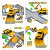 Picture of Kids Toys 253 PCS Construction Race Tracks Toy for 3 4 5 6 7 8 Year Old Boys Girls, 5 PCS Construction Truck Car and Flexible Track Play Set Create A Engineering Road Games Toddler Toys Birthday Gifts