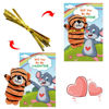 Picture of Valentines Day Cards for Kids, 16 Packs Animal Finger Puppet with Valentines Day Card, Plush Finger Puppet Valentines Sets for Kids Classroom Exchange Prizes, Valentine’s Greeting Cards