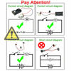 Picture of EUDAX 6 Set DC Motors Kit, Mini Electric Hobby Motor 3V -12V 25000 RPM Strong Magnetic with Shaft Propeller, 2 x AA Battery Holder,9V Battery Clip Connector,Plastic Wheels for DIY Science Projects