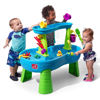 Picture of Step2 Rain Showers Splash Pond Toddler Water Table, Kids Water and Sand Activity Sensory Playset, Summer Outdoor Toys, 13 Piece Toy Accessories, For Toddles 1.5+ Years Old