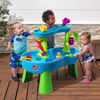 Picture of Step2 Rain Showers Splash Pond Toddler Water Table, Kids Water and Sand Activity Sensory Playset, Summer Outdoor Toys, 13 Piece Toy Accessories, For Toddles 1.5+ Years Old