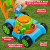 Picture of Sloosh Bubble Lawn Mower Toddler Toys - Kids Toys Bubble Machine Summer Outdoor Toys Games, Bubble Mower Outside Push Toys for Toddlers Preschool Kid Boys Girls Birthday Valentines Gifts (Blue)