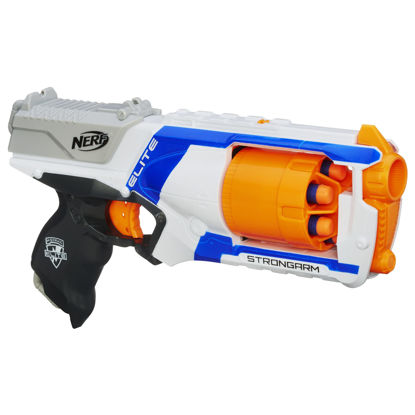 Picture of NERF N Strike Elite Strongarm Dart Blaster with Rotating Barrel, Easter Gifts for Kids, Ages 8+ (Amazon Exclusive)