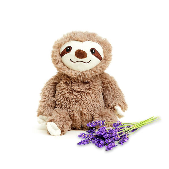 Picture of Warmies Junior Microwavable & Weighted Stuffed Animals, Sloth - Heated Stuffed Animal Plushie for Warmth & Comfort - Cute Soft Plush Toys for Adults & Children (Boys, Girls, Babies & Toddlers)