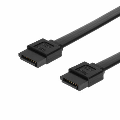 Picture of SATAGear 4 inch Internal SATA III Cable Straight to Straight (SS-01MSS)